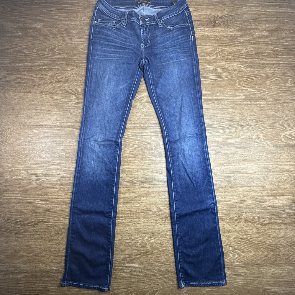 Genetic Denim The Liam Slim Bootcut Jeans Women's Size 28 Medium Wash Stretch